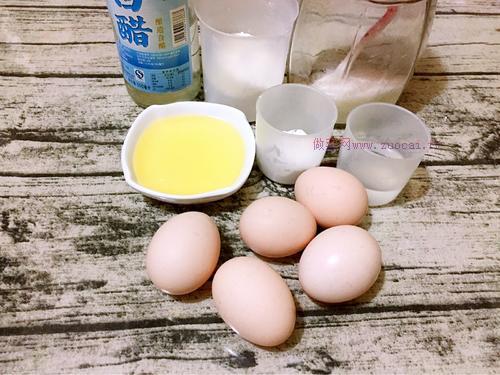 八寸戚風蛋糕(清水版)的做法