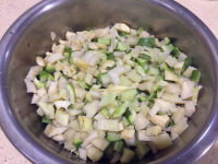 花生米拌蘿卜干的做法步驟2