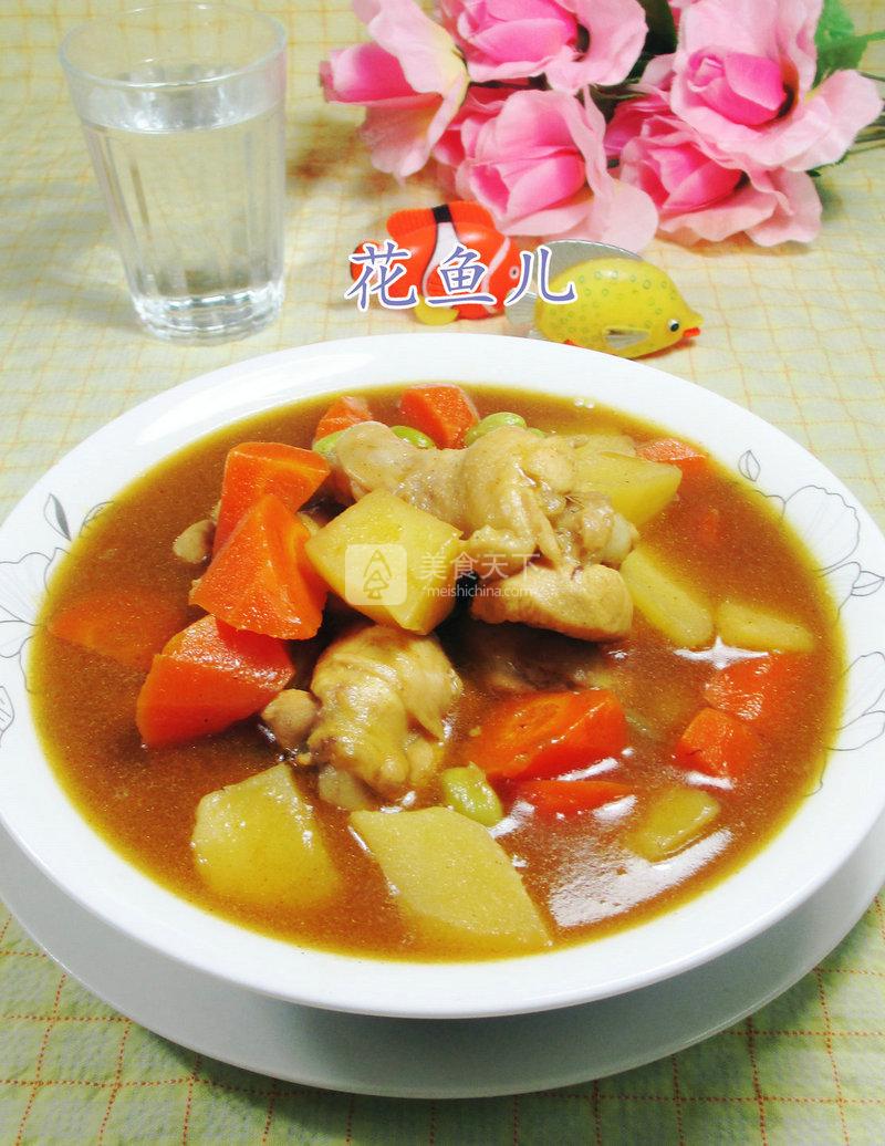 咖喱什錦雞翅根 的做法