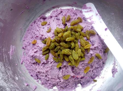 紫薯發(fā)糕的做法