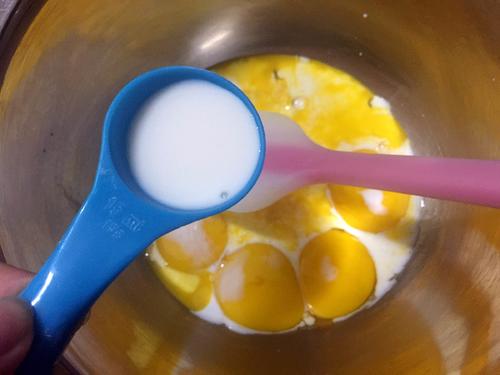 抹茶戚風(fēng)蛋糕～八寸