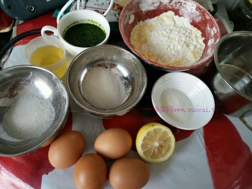 菠菜汁戚風(fēng)蛋糕的做法