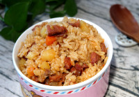 香腸土豆?fàn)F飯的做法步驟12