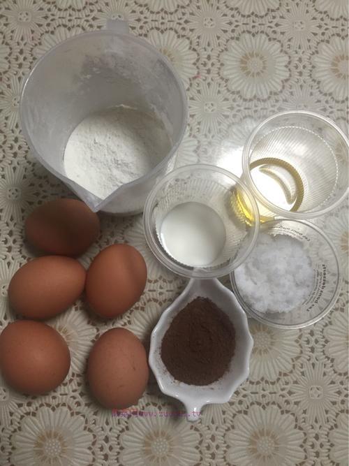 大理石戚風(fēng)蛋糕的做法