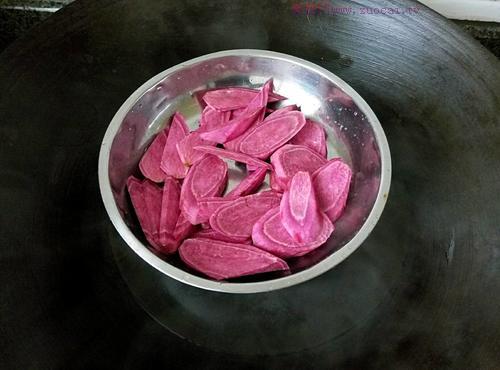 紫薯開(kāi)花饅頭的做法