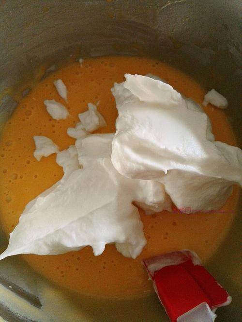 陽光橙味戚風(fēng)蛋糕～八寸的做法