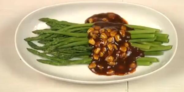 開胃涼拌菜醬香蘆筍怎么做？
