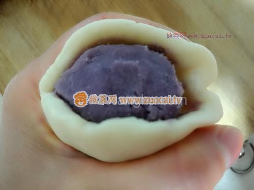 香芋梅花酥的做法