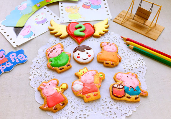 小豬佩奇糖霜餅干
