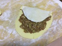 發(fā)面肉餅的做法步驟7
