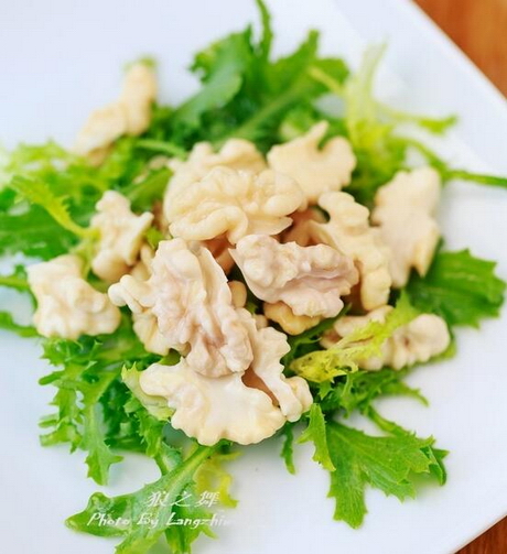 涼拌鮮核桃仁的做法