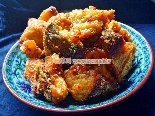 麻辣魚(yú)塊的做法