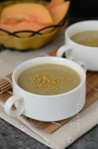 薏米木瓜花粉綠豆?jié){的做法步驟6