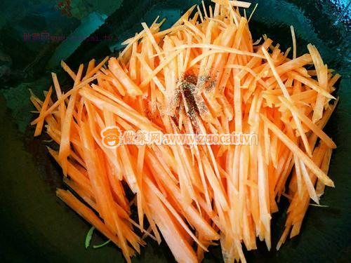 清炒胡蘿卜的做法