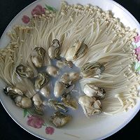 蠔肉金針菇 #方太蒸愛(ài)行動(dòng)#的做法圖解3