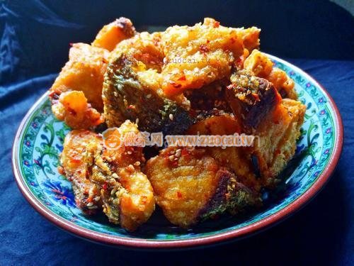 麻辣魚(yú)塊的做法