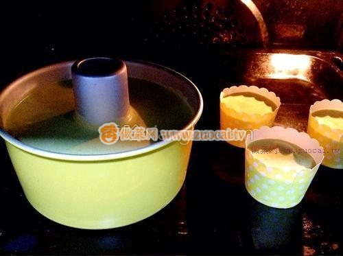 菠菜戚風(fēng)蛋糕的做法