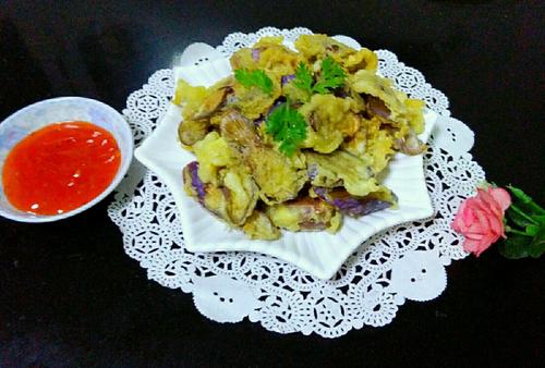 酥炸茄子的做法