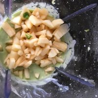 牛油果蘋(píng)果奶昔的做法步驟7