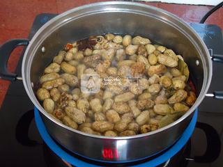 五香水煮花生的做法步驟:4