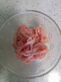 白蘿卜肉絲的做法步驟2