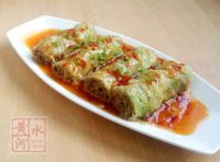 魚(yú)香白菜卷的做法步驟10