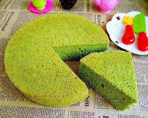 菠菜汁戚風(fēng)蛋糕的做法