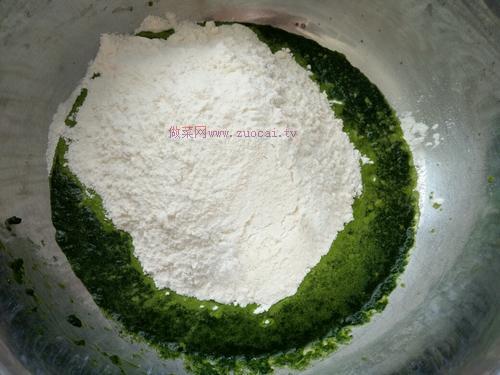 無(wú)水菠菜面團(tuán)的做法
