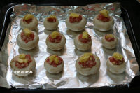 芝士肉末烤口蘑的做法步驟7