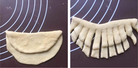 圣誕樹面包的做法步驟7-8