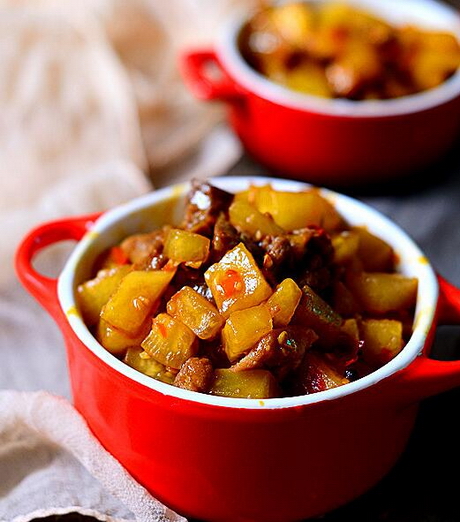 椒麻蘿卜丁的做法