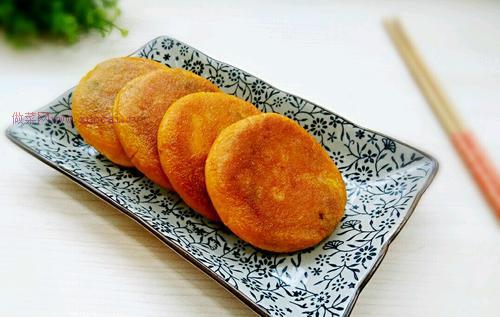 豆沙南瓜餅的做法