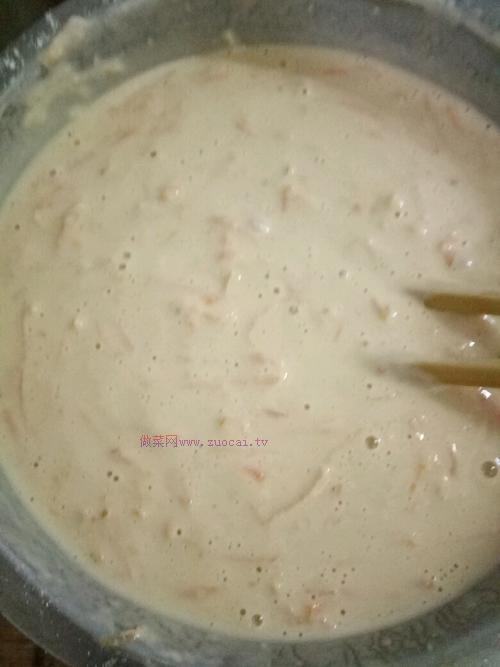 紅蘿卜煎餅的做法