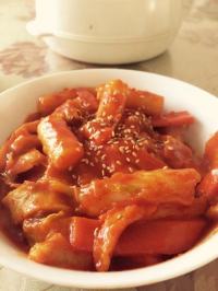 炒年糕條的做法步驟5