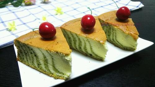 斑馬紋抹茶威風(fēng)蛋糕的做法