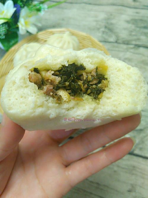 干蘿卜菜餡包子的做法