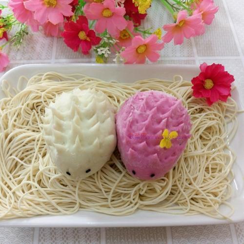 小刺猬包（香菇豬肉）的做法