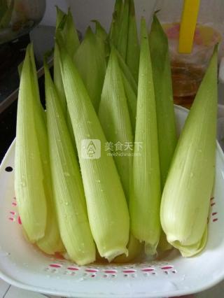 香甜玉米葉餅的做法步驟:1