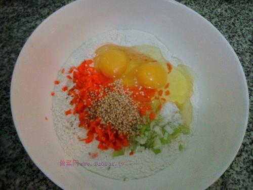 胡蘿卜雞蛋餅的做法