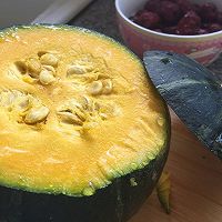 夏季五味之甘～蒸南瓜羹 #方太蒸愛(ài)行動(dòng)#的做法圖解2