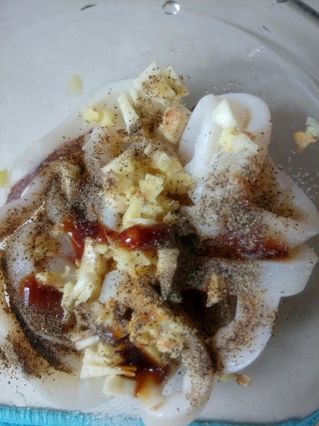 蒜香魷魚(yú)圈