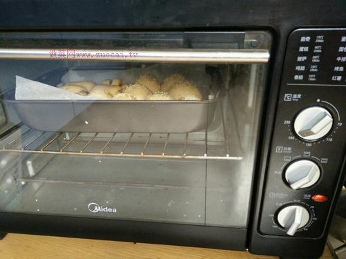 全麥小面包（豆沙餡）的做法