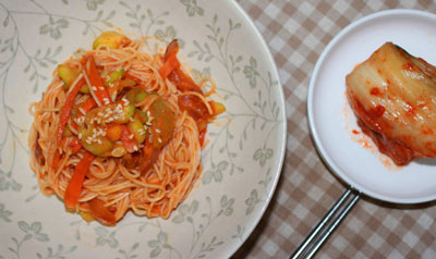 韓國辣拌面的做法，韓國辣拌面怎么做開胃爽口