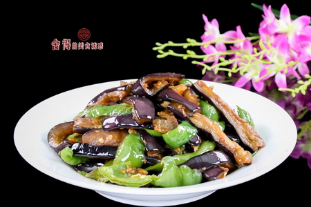 青椒紫茄子做法