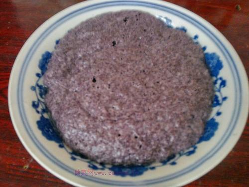 黑米發(fā)糕的做法