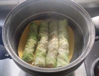 魚(yú)香白菜卷的做法步驟6