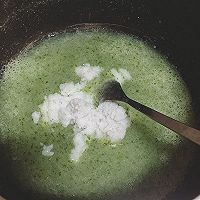 7個月寶寶輔食，銀魚山藥青菜泥＋米粉的做法圖解6