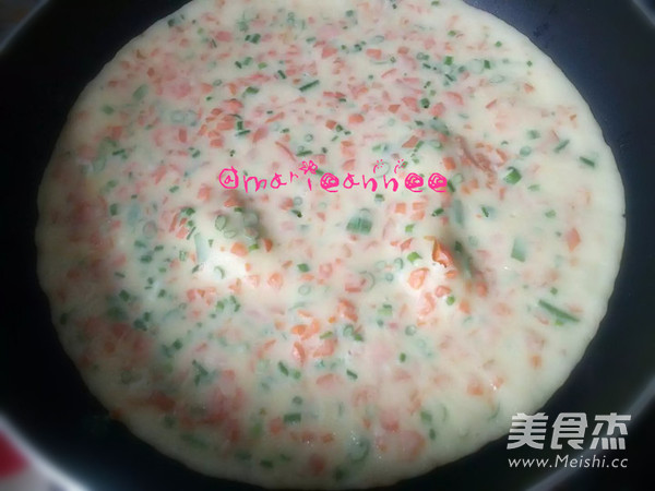 胡蘿卜雞蛋餅#2至3歲寶寶食譜#的做法