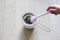 圣誕風(fēng)抹茶椰蓉蘋果派的做法步驟9