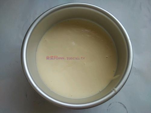 6寸戚風(fēng)蛋糕的做法